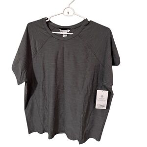 Athleta BRAND NEW gray athletic T-shirt with tags attached, size XL